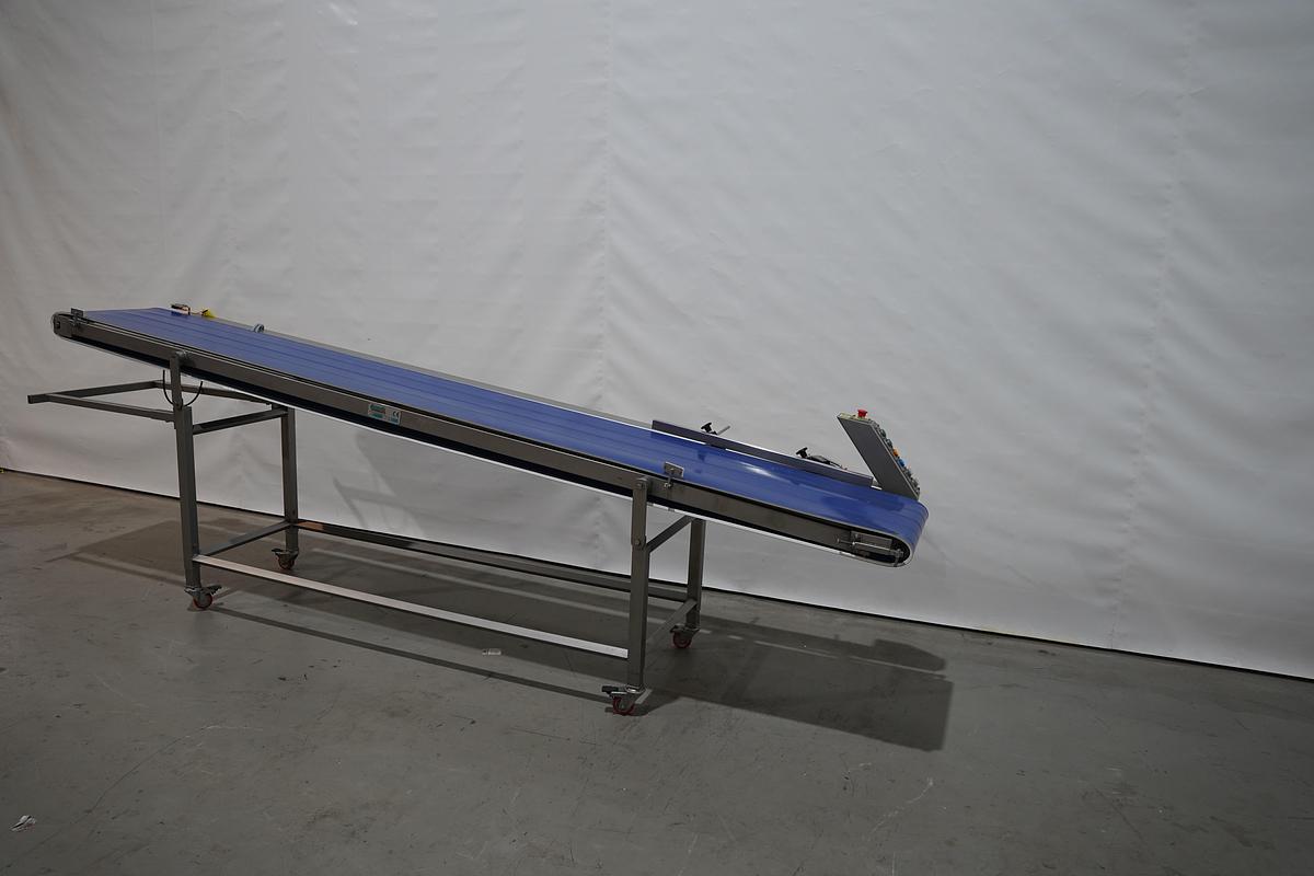 Gebruikt 2005 Groba RVS transportband, Type TB 504