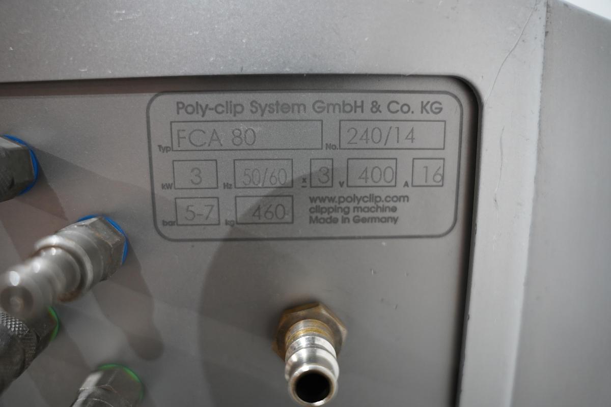 Gebruikt Poly-Clip FCA 80 automatische dubbel clipper