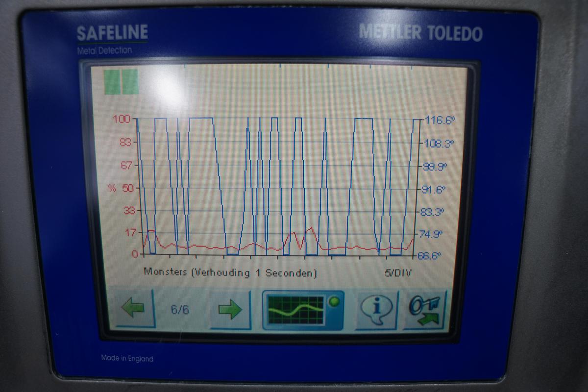 Gebruikt Mettler Toledo Metaal detector -opvoerband, V4-RAD