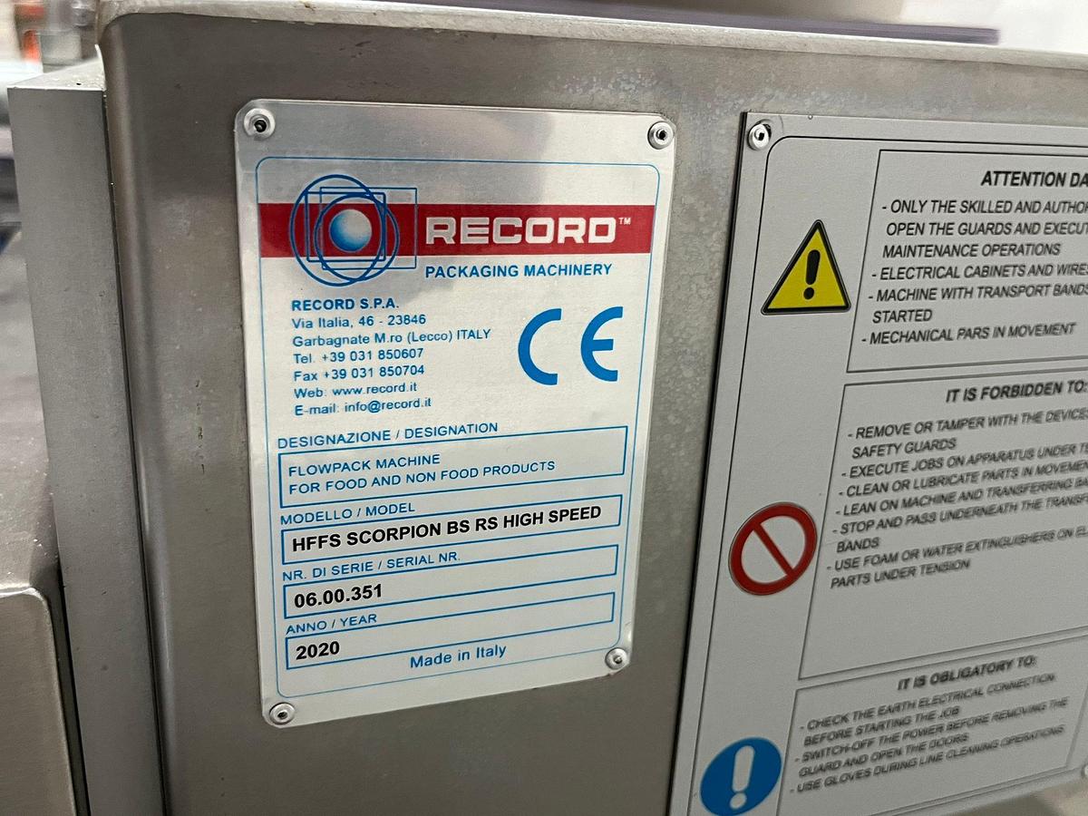 Used 2020 Record Flowpacker, type: HFFS Scorpion BS RS High speed