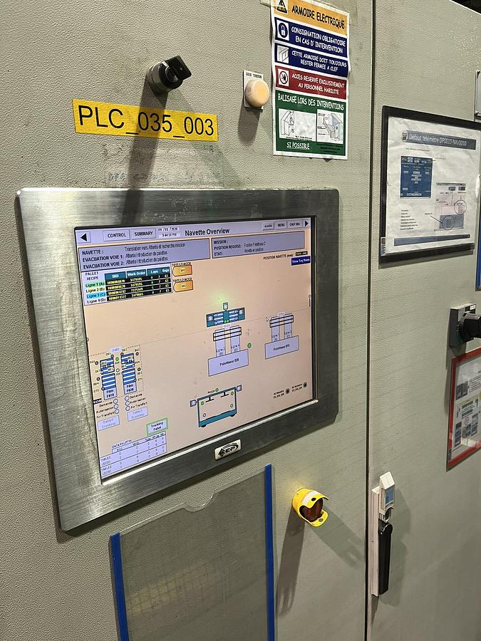 Gebruikt 2019 Clevertech Complete lijn Palletiser, type  AC422 HS1