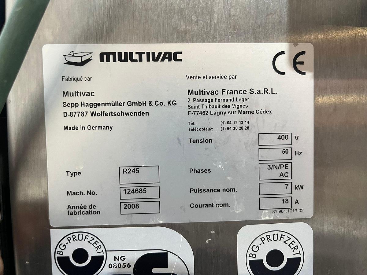 Gebruikt 2008 Multivac Dieptrekverpakkingsmachine R245