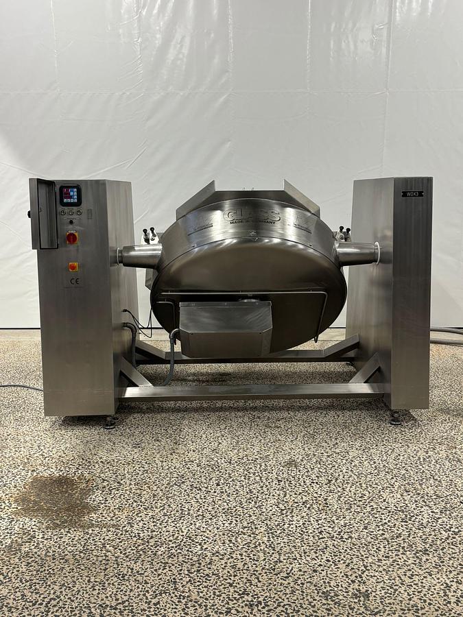 Gebruikt 2010 Glass Wok 300 met stoomregelaar
