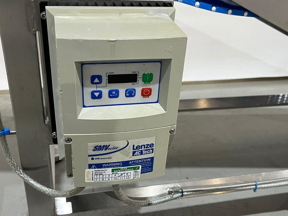 Gebruikt - RVS transportband