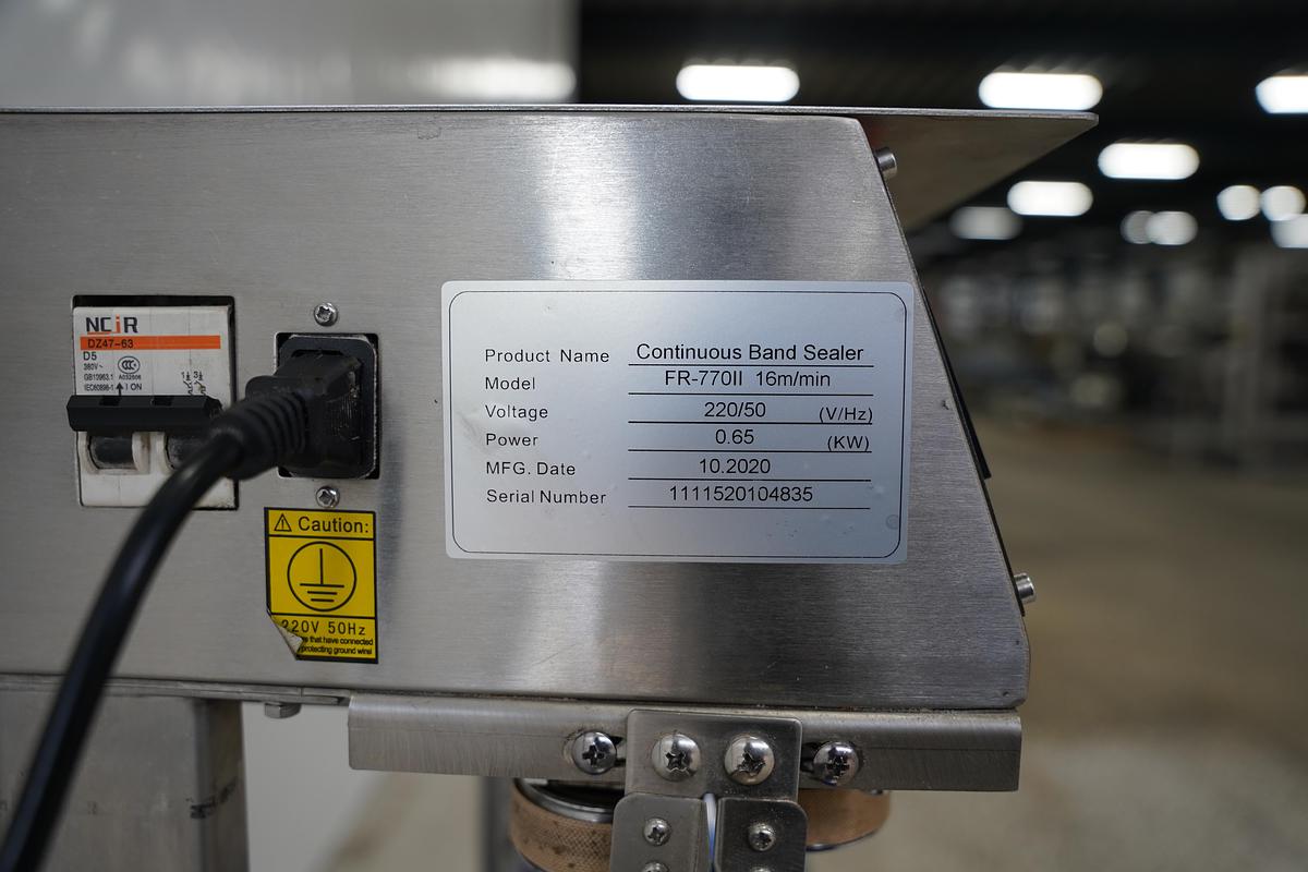 Gebruikt 2020 NN Band sealmachine, FR-770II