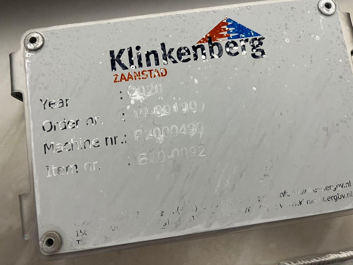 Used 2020 Klinkenberg B.V. Blancheur B20-0092