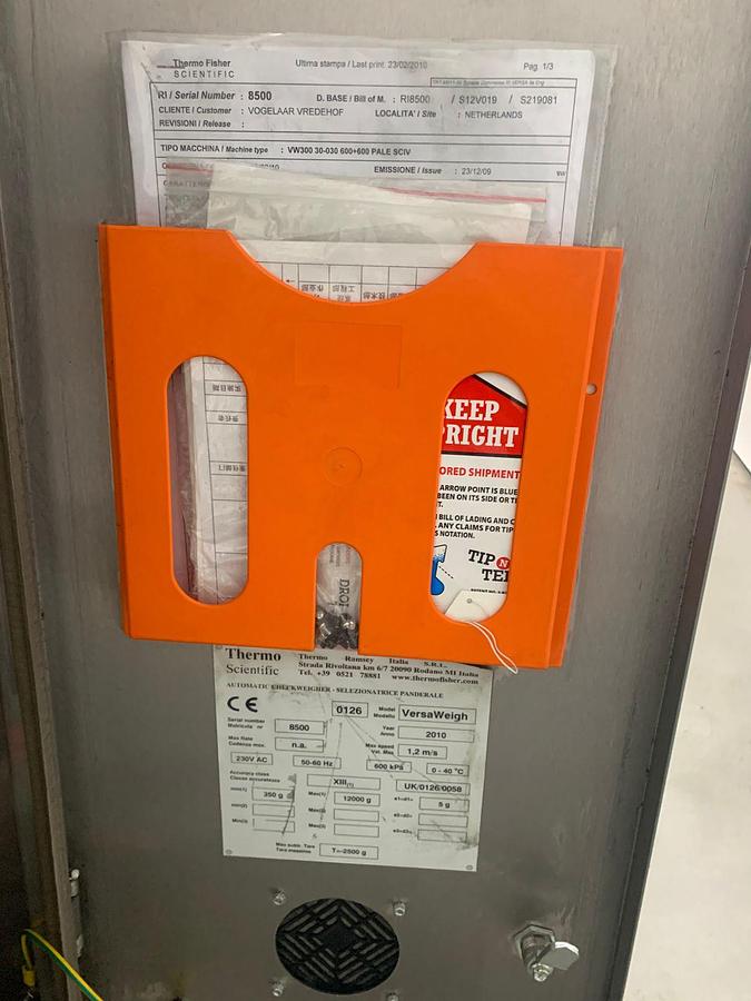 Used 2010 Thermo Scientific Checkweger, VersaWeigh