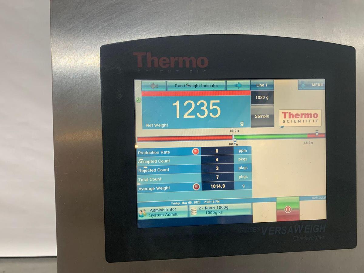 Used 2010 Thermo Scientific Checkweger, VersaWeigh
