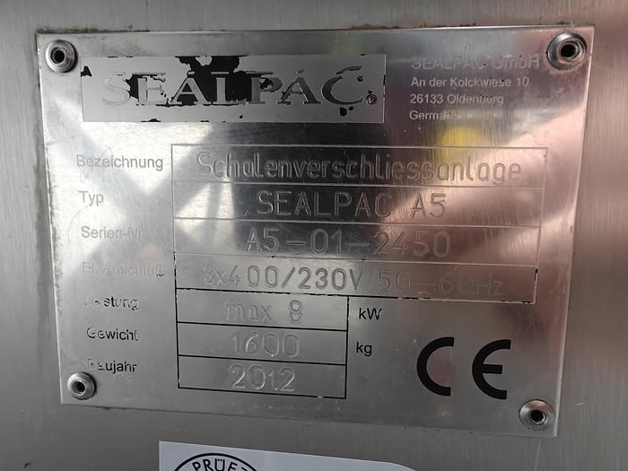 Used 2012 Sealpac Traysealer A5