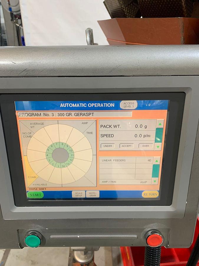 Gebruikt 2000 Yamato Dataweigh Multihead weger, ADW-414SD