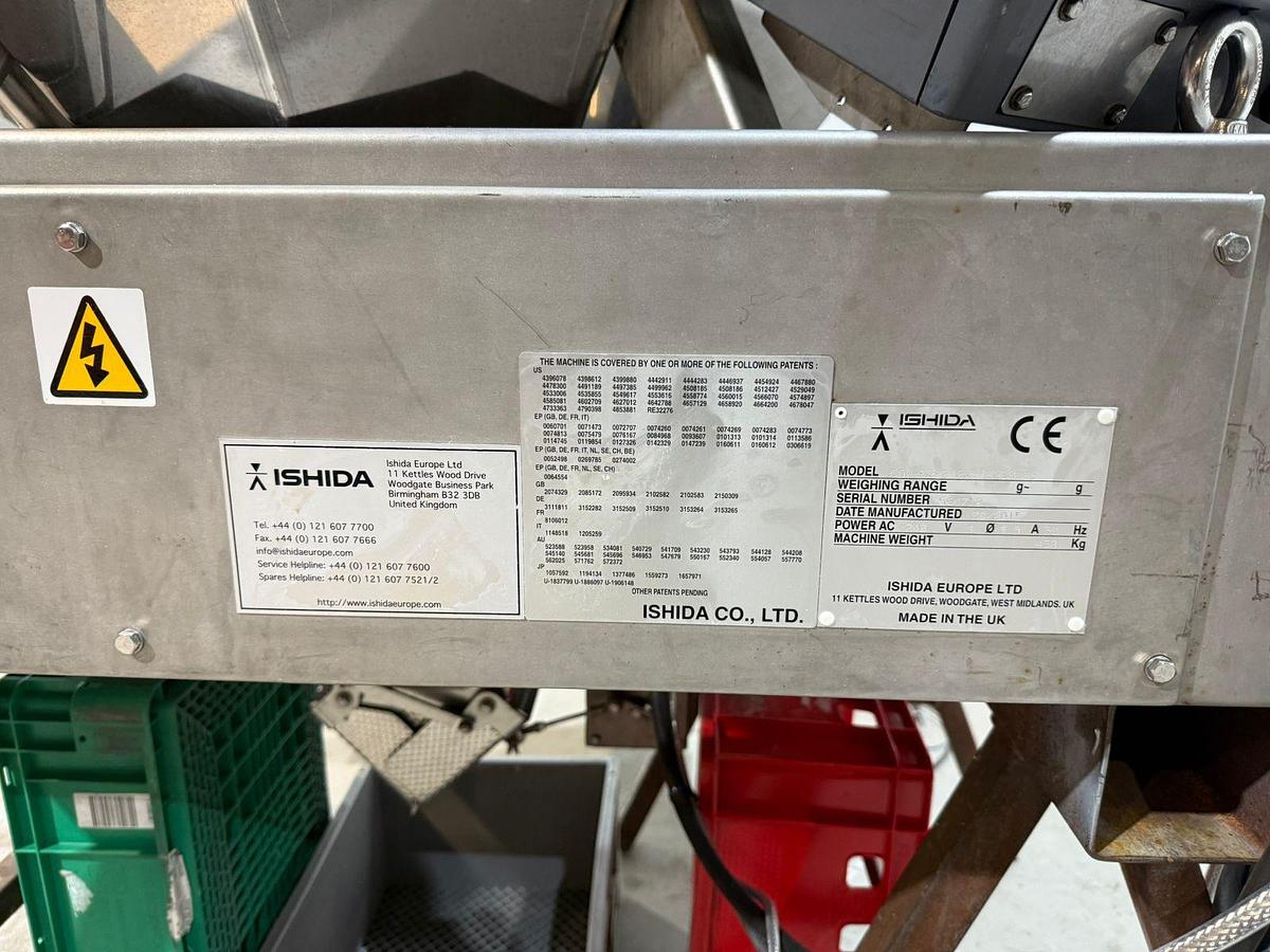 Gebruikt 2015 Ishida Multihead weger, CCW-RS-210W-1S/30-SS