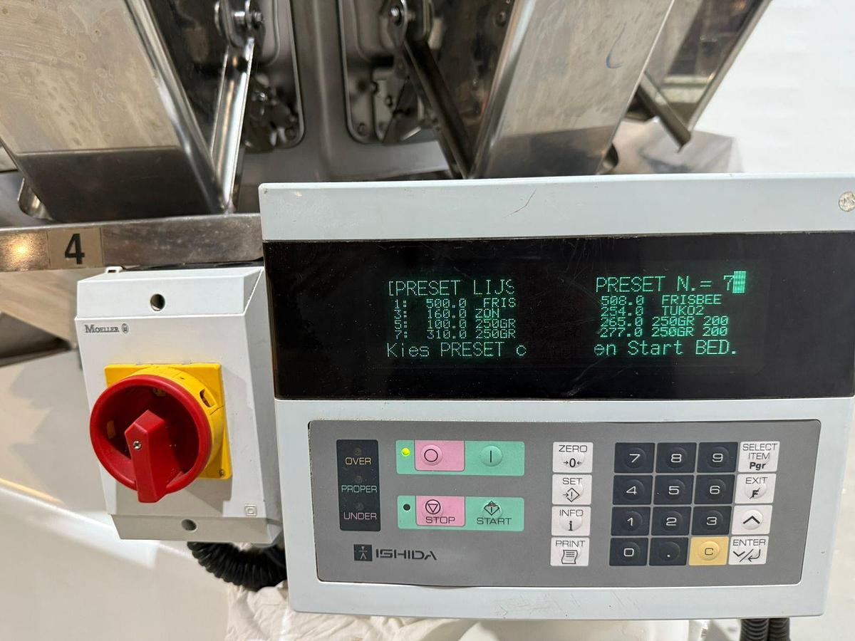 Gebruikt 2003 Ishida Multihead weger, CCW-EM-210/30