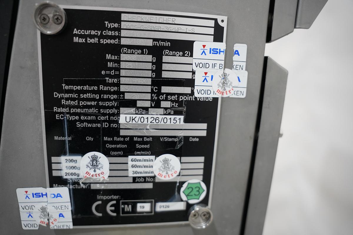 Gebruikt 2013 Ishida Checkweger, DACS-G-S060-36WP-I-S
