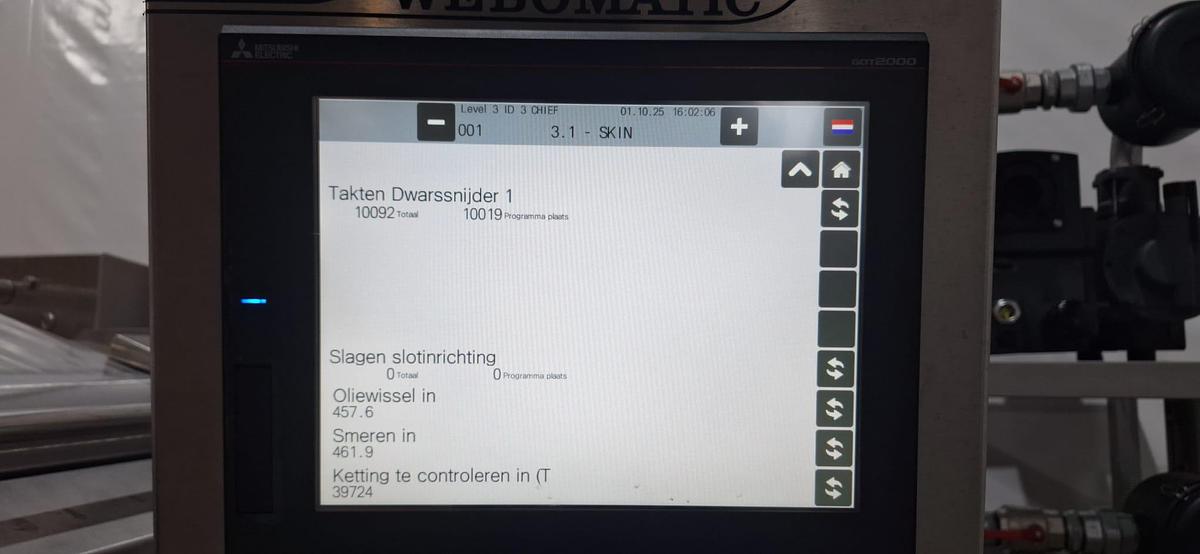 Gebruikt 2018 Webomatic Thermoformverpakkingsmachine, Type ML-C5600