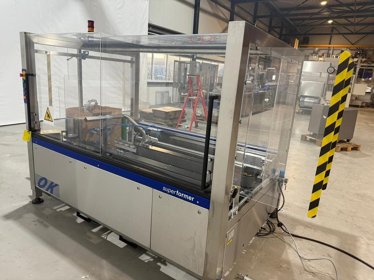 Gebruikt 2016 OK Packaging Systems B.V. Superformer dozenmachine met tape