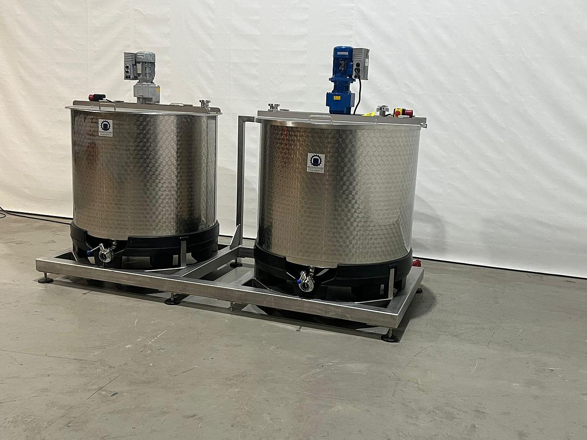 Gebruikt 2019 Inox Behalter GMBH RVS Tank/tank met roerwerk