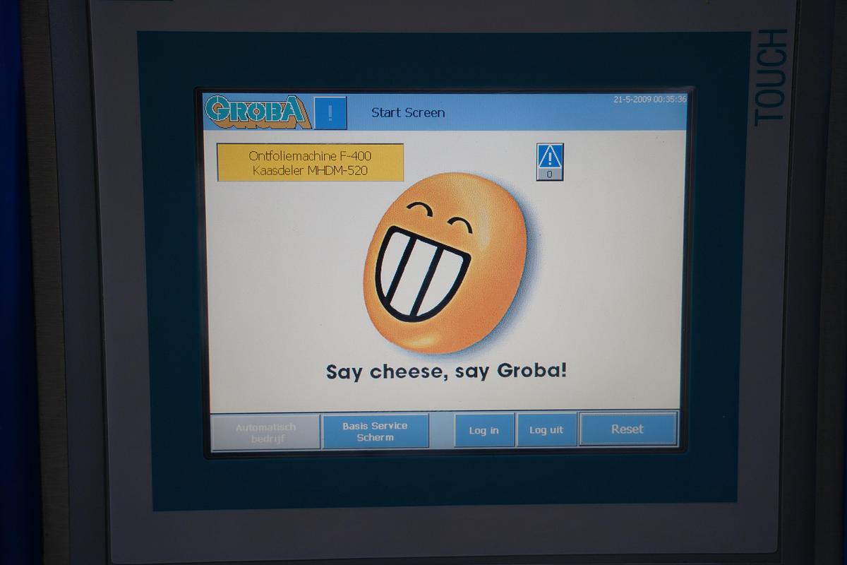 Gebruikt 2006 Groba Kaas ontfoliemachine, type TB454,L-200