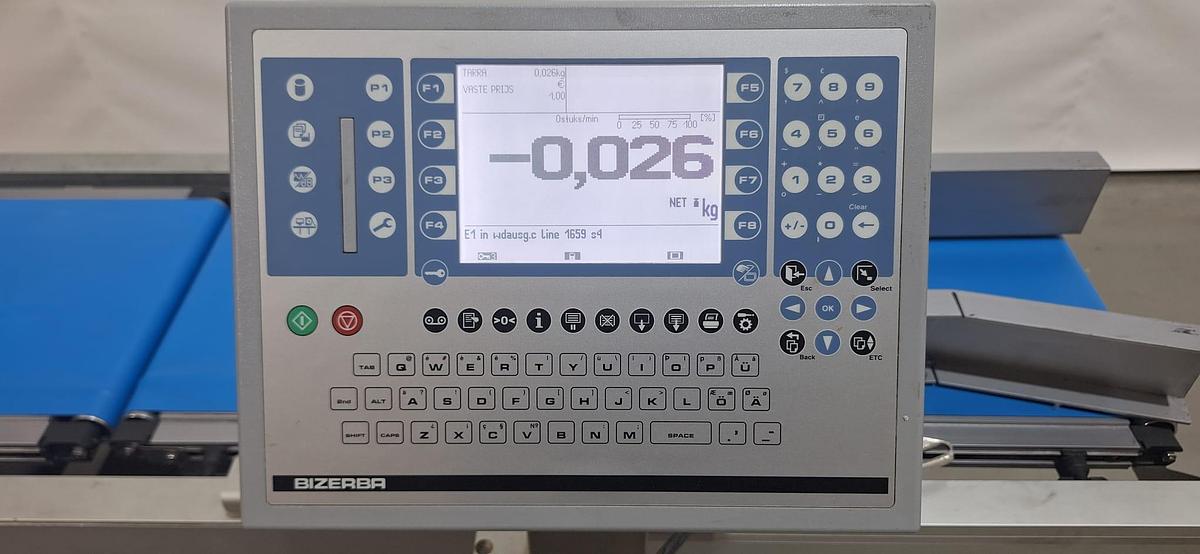 Gebruikt Bizerba Etiketeer- en weegmachine, GLM-E
