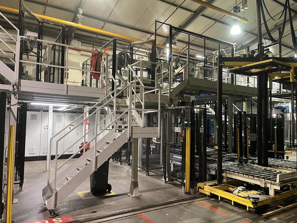 Gebruikt 2019 Clevertech Complete lijn Palletiser, type  AC422 HS1