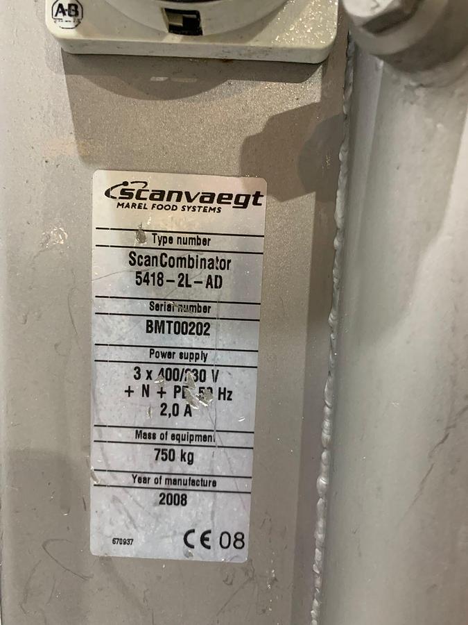 Gebruikt 2008 Scanvaegt Multihead weger, type 5418-2L-AD