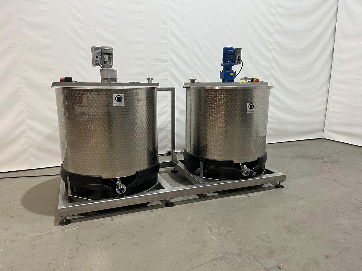 Gebruikt 2019 Inox Behalter GMBH RVS Tank/tank met roerwerk