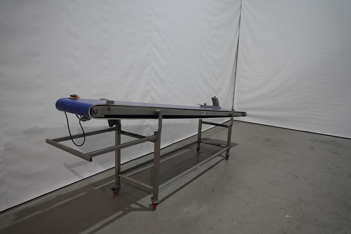 Gebruikt 2005 Groba RVS transportband, Type TB 504