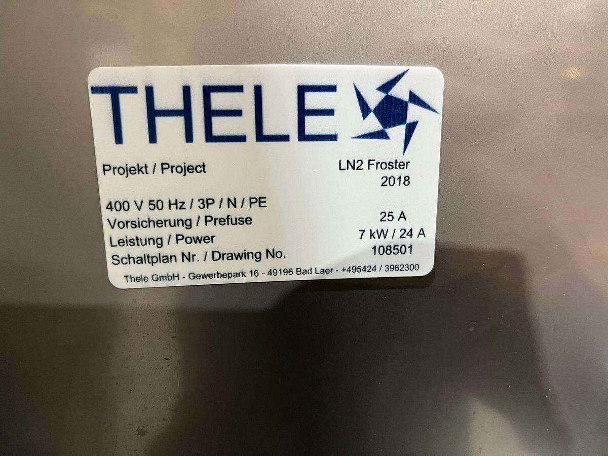 Used 2018 Thele Stikstof vriezer,LN2 Froster