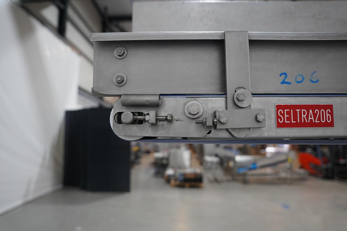 Gebruikt NN Transportband met afneembare wand