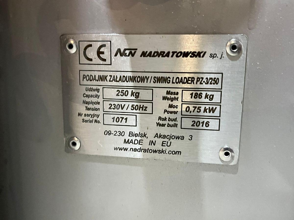 Used 2016 N&N  Normwagen kantelaar/ swing loader pz-3/250