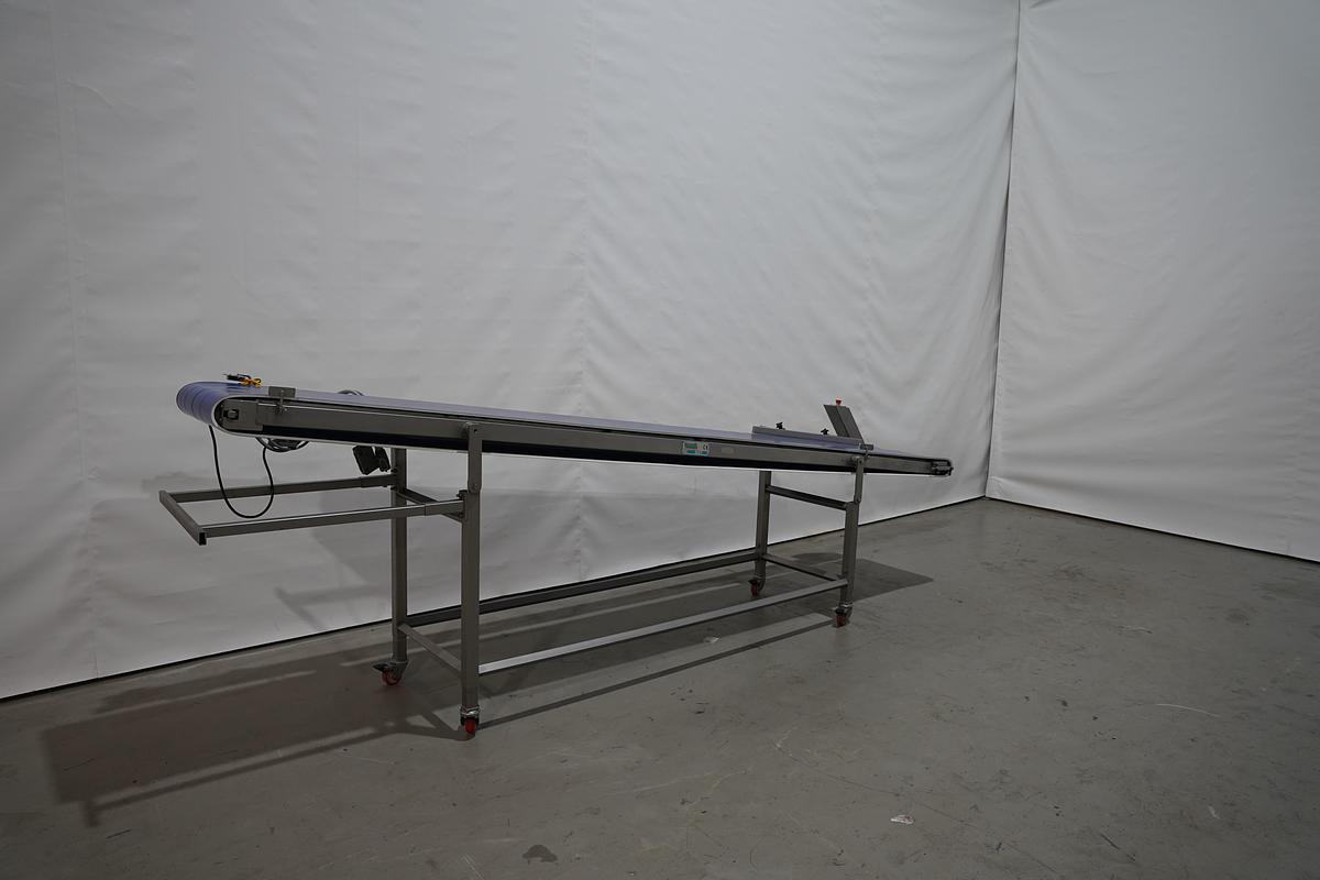 Gebruikt 2005 Groba RVS transportband, Type TB 504