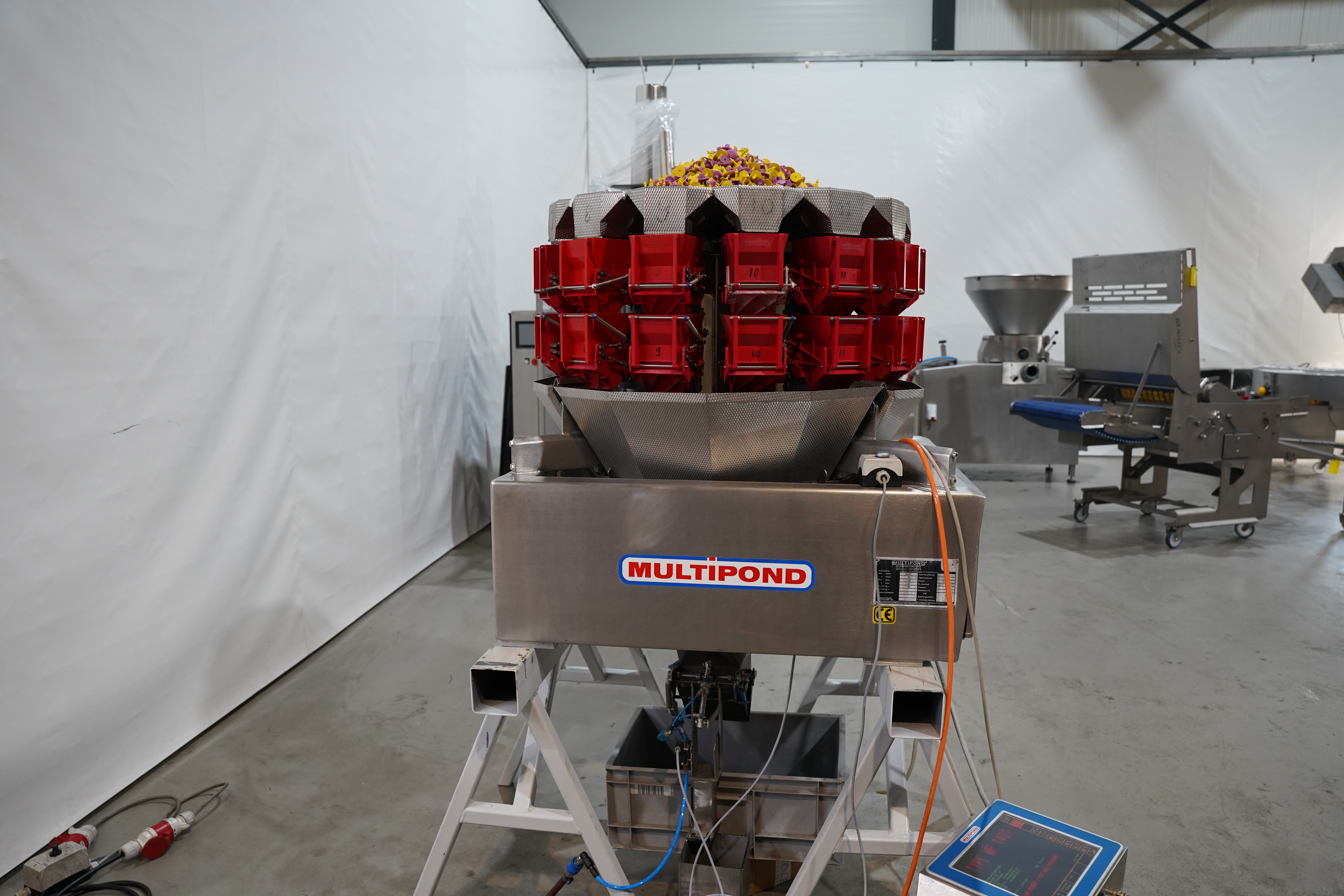 Gebruikt 2000 Multipond MP 1401-F multiheadweger