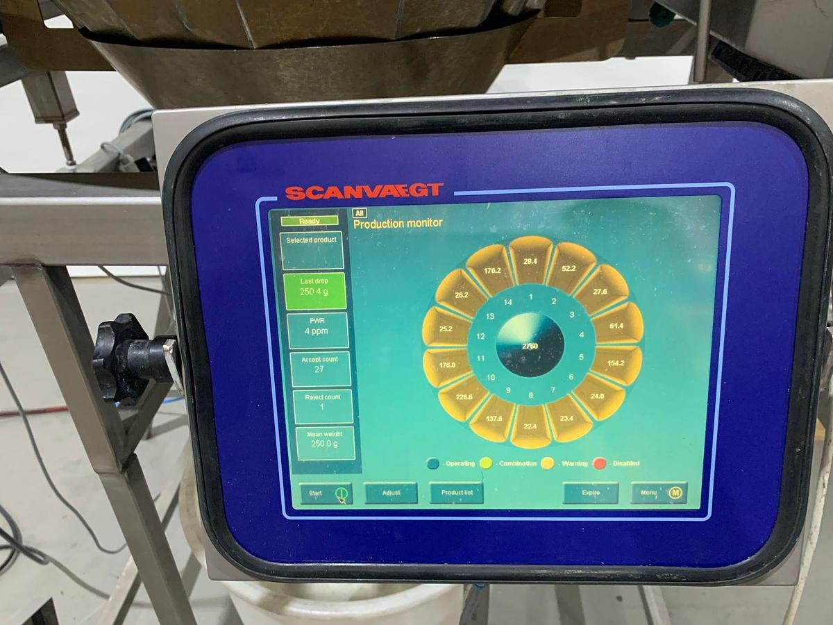 Gebruikt 2008 Scanvaegt Multihead weger, type 5418-2L-AD