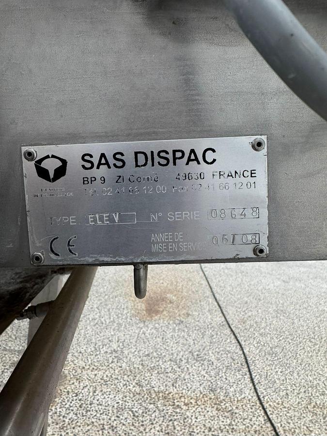 Gebruikt 2008 SAS Dispac Opvoerband, Type Elev