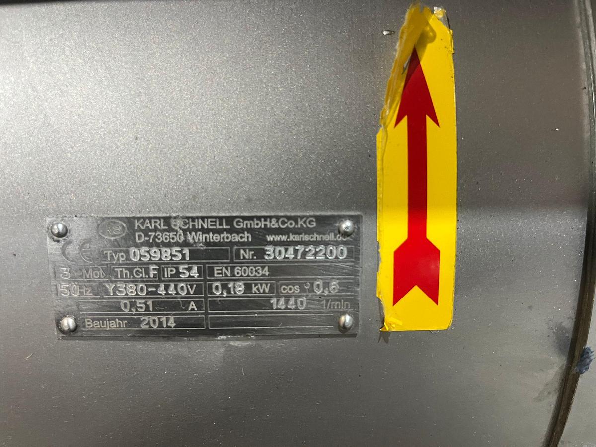 Used 2014 Karl Schnell Emulgator, 112 FD 175