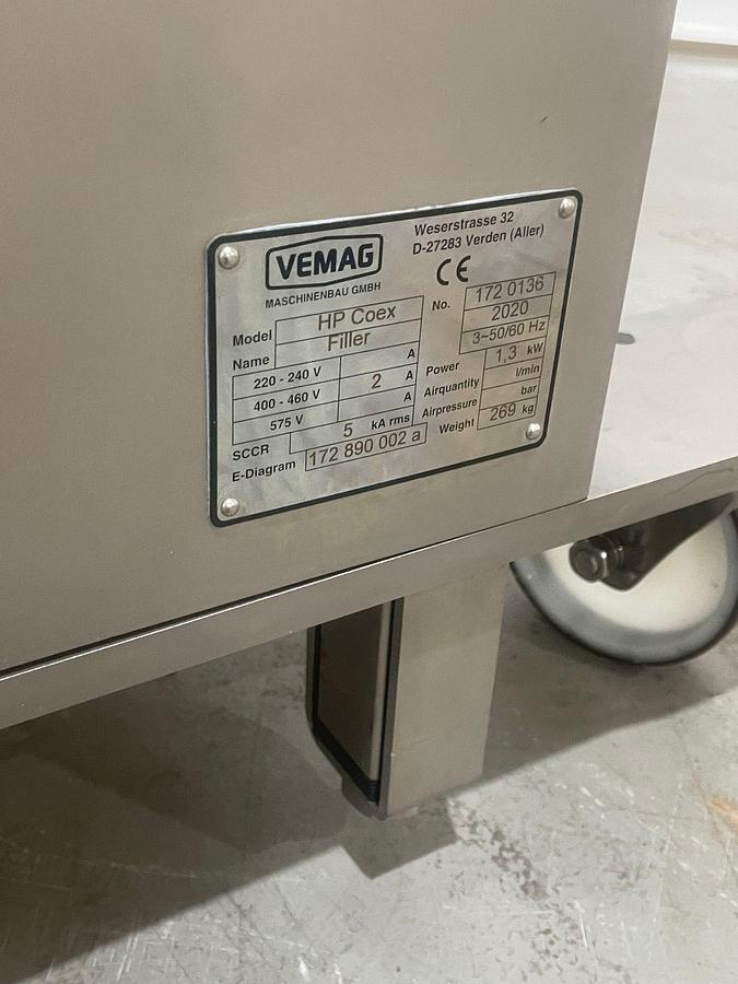 Used 2020 Vemag HP Coex Vacuümvuller