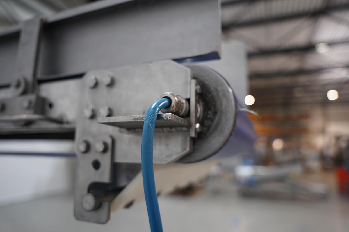 Gebruikt NN Transportband met afneembare wand