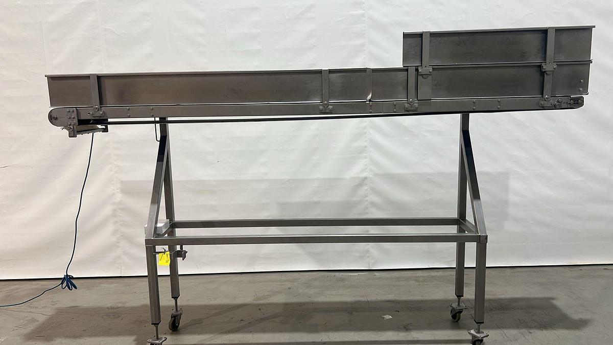 Gebruikt NN Transportband met afneembare wand