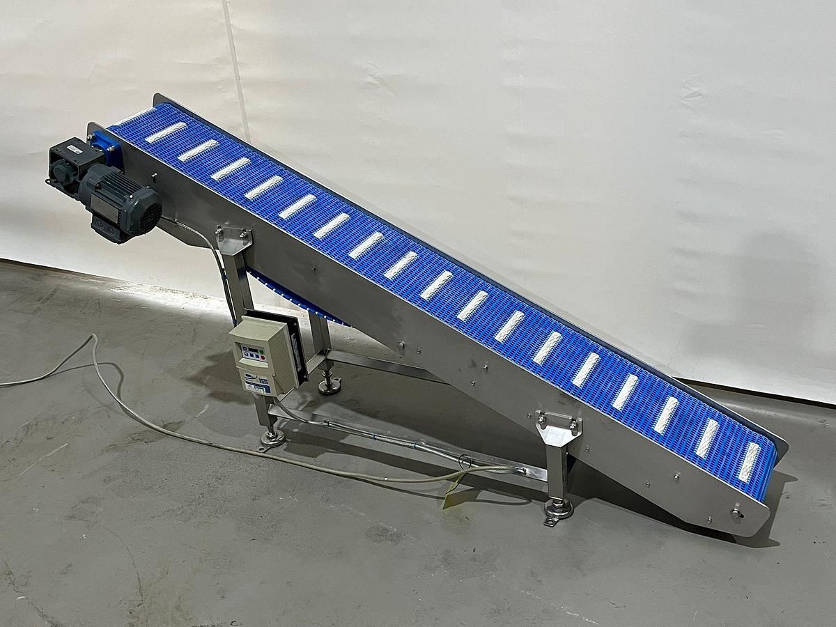 Gebruikt - RVS transportband