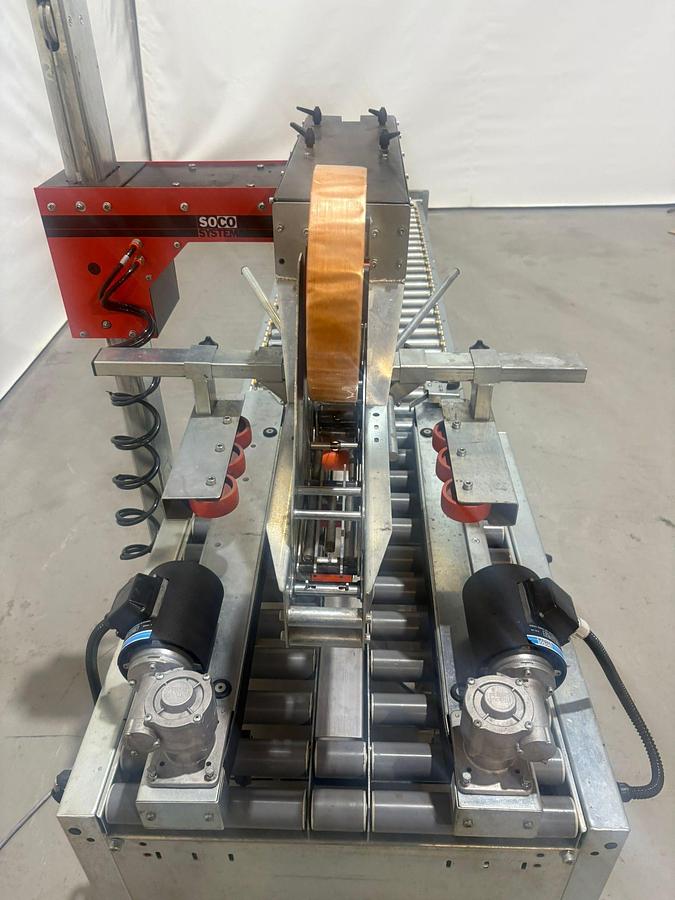 Gebruikt 1997 Soco System Taper/ tapemachine/ dozensluiter, type: T-400