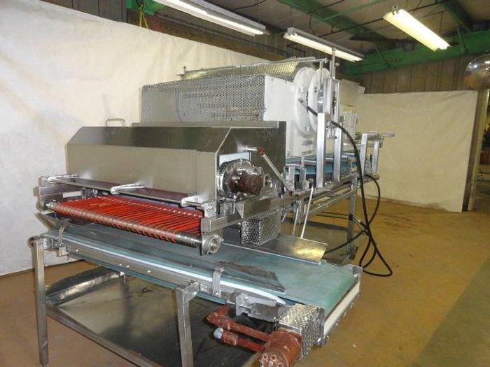 Used Stainless Steel Cheese Rake, 40" all hydraulic operation