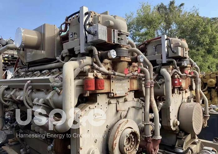 Used 1.4 MW 2012 Used Cummins GQSK60-G8 Natural Gas Generator Sets