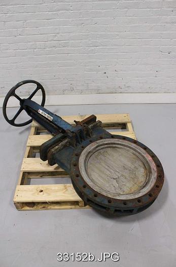 Used Fabri 20" Hand Operated Knife Gate Valve #33152