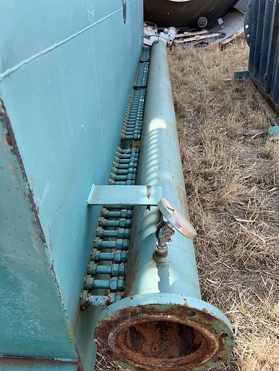 Used Heat Exchanger, Air, 2,528 SF, 550 deg F, Cain Industries #S744457