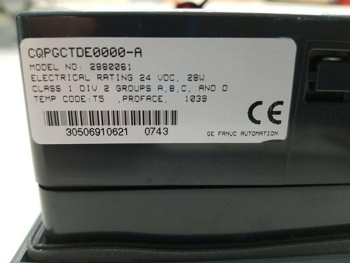 Used GE Faunc CQPGCTDE0000-A