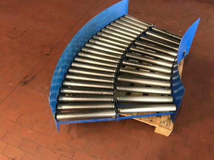 Gebraucht BUDDE Rollenbahnkurve 90° mit 15cm Neigung