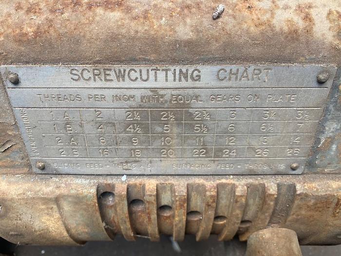 Used Oldfield & Schofield Gap Bed Center Lathe