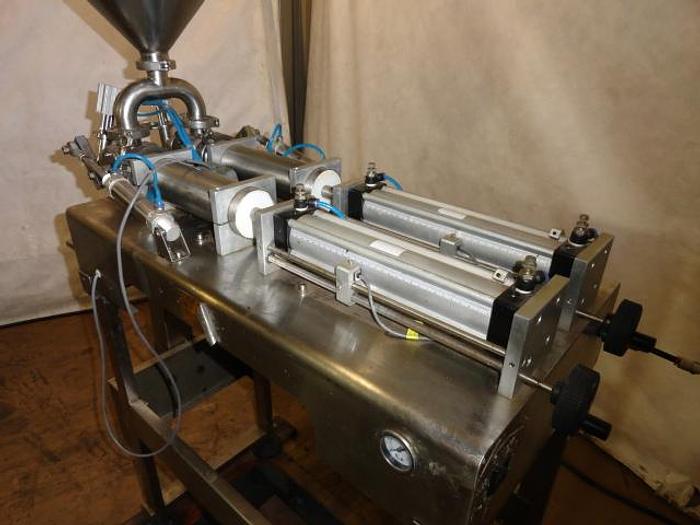 Used Stainless Steel Dual Piston Filler