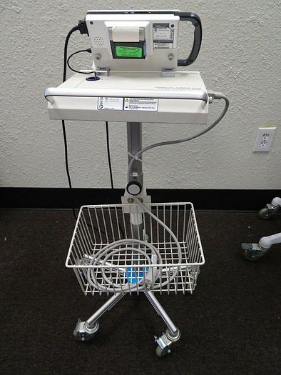 Used CubeScan Mcube BioCon-700 Bladder Scanner W/ Transducer, Cart & Power Supply