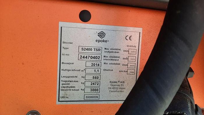 Gebruikt 2014 Epoke S2400 TSR