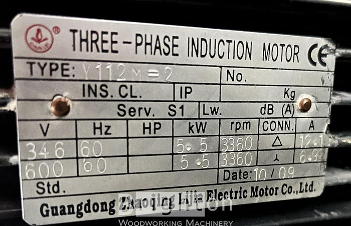 Used 2010 Hold MJ-300M Used Sliding Table Saw c/w 3PH 25 kVA Isolation Transformer #BM2340